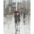 thumbnail image 2 of OToole, Tim 15x18 White Modern Wood Framed Museum Art Print Titled - Rain in The City I, 2 of 4