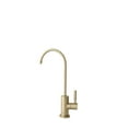 thumbnail image 2 of Stylish Lodi 11 ¼" Ht Brushed Gold Single Handle Water Tap Faucet K-142G, 2 of 12