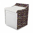 thumbnail image 2 of Leopard Print Washer Cover, Abstract Wild Exotic Animal Skin Pattern in Style with Vibrant Color, Washroom Decor with Dust Protection, 29" x 28" x 40", Multicolor, by Ambesonne, 2 of 3