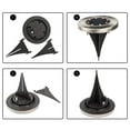 thumbnail image 3 of FKHouse 8 Pack Outdoor Solar Garden Landscape Ground Lights with Waterproof (White), 3 of 6