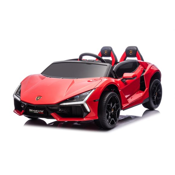 Licensed 24V Lamborghini Revuelto Kids Ride-on Car, Rubber Tires, Leather Seat With RC