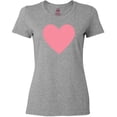 thumbnail image 3 of Inktastic Pink Valentine's Day Heart Women's T-Shirt, 3 of 5