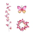 thumbnail image 2 of Dongrere Artificial Butterfly Garland, Fake Butterfly Vine, Faux Floral Twig for Wedding Party Dining Table Decor, 40 Inch, B, 2 of 6