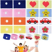 Duslogis 8 Pairs Kids Motion Sickness Bands Travel Wristbands Kids Motion Sickness Relief Nausea Bands Motion Sickness Wristbands Car Sickness Bracelet for Kids for Morning Flying Travel