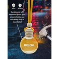 thumbnail image 4 of Car air freshener: hanging car odor eliminator | 10ml hanging car perfume | long-lasting scent | strong fragrance diffuser suitable for car home (cantaloupe), 4 of 5
