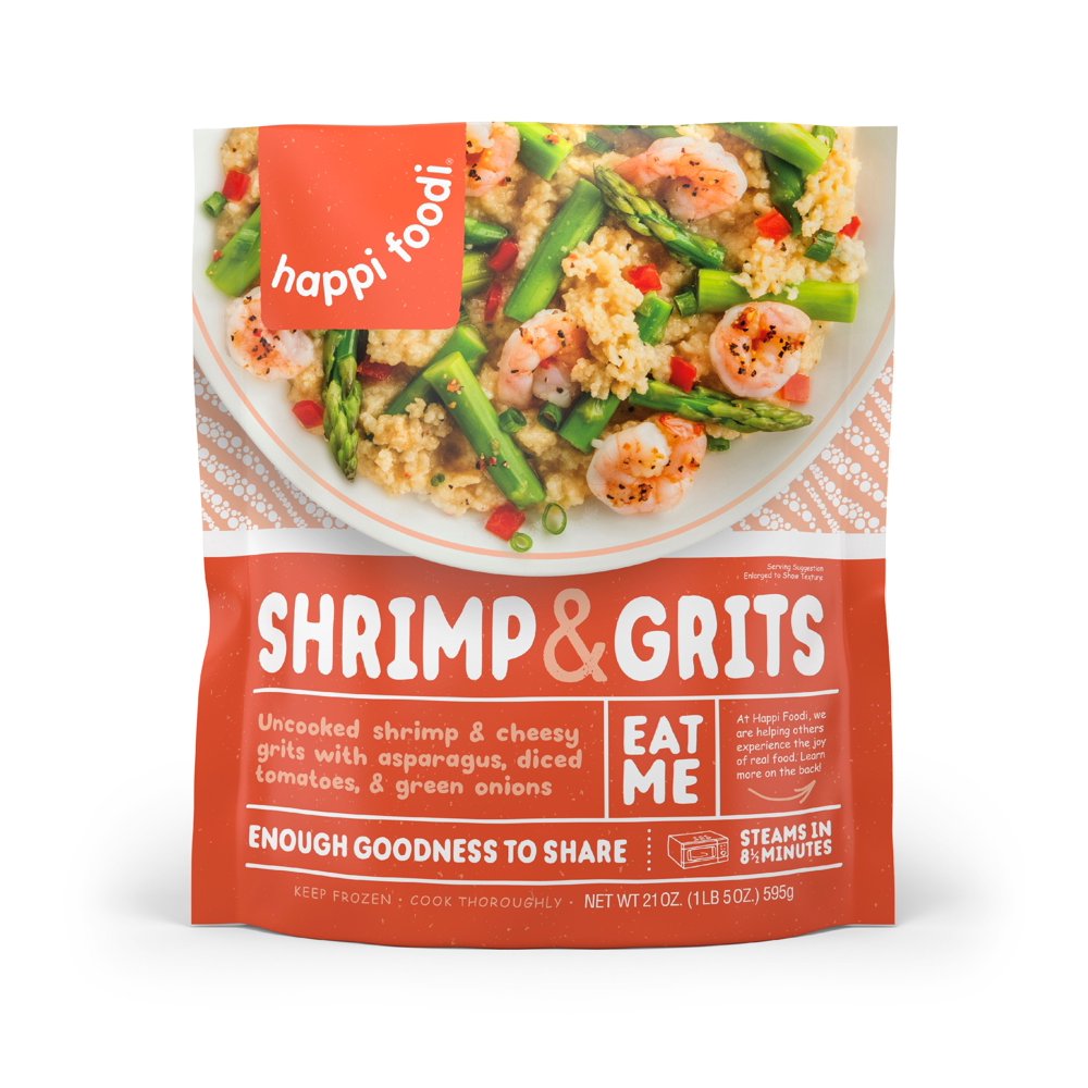 Happi Foodi Shrimp and Grits, 21 oz Bag