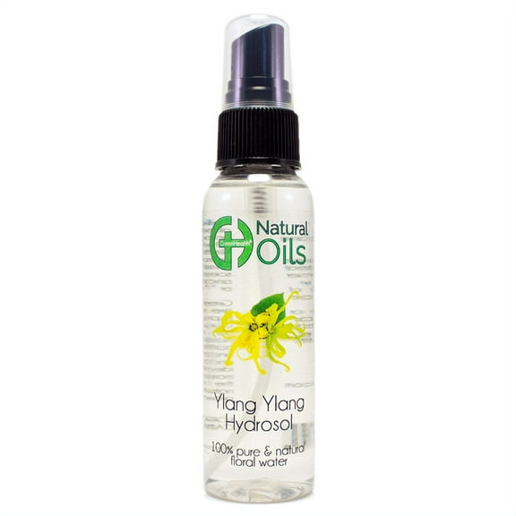 Ylang Ylang Floral Water 2 oz Plastic Bottle w/ Black Sprayer
