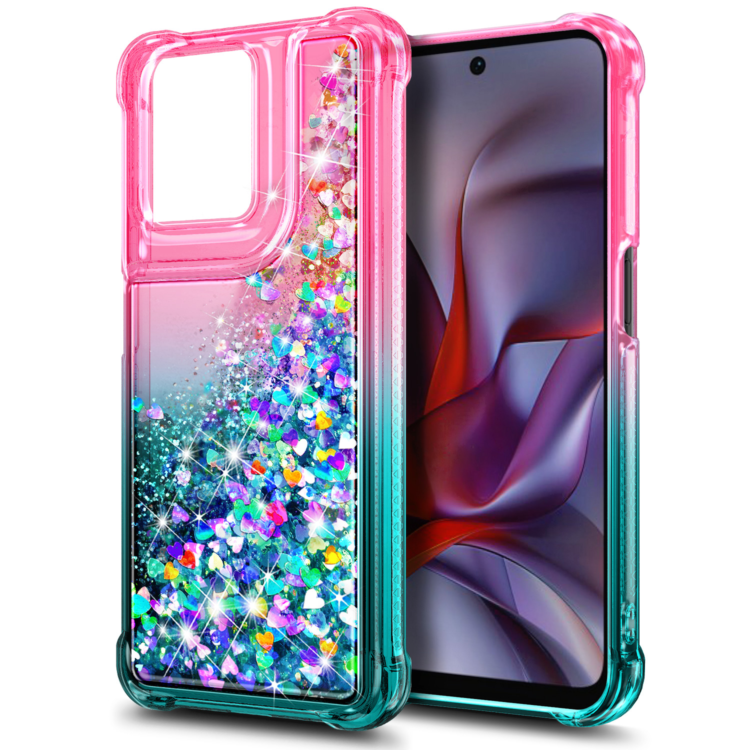 NGB Supremacy Moto G 2025 Glitter Case Pink photo 4