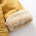 thumbnail image 5 of LFEOOST Toddler Boy Winter Corduroy Jacket Baby Girl Fall Lined Outwear Coat for 2-6 Years Yellow 6 Years, 5 of 6