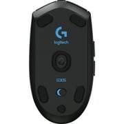 Logitech G305 - Mouse - optical - 6 buttons - wireless - LIGHTSPEED - USB wireless receiver - black