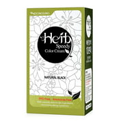 Herb Speedy Natural Black PPD Free Hair Dye , Ammonia Free, Sun Protection, Sensitive Scalp, Allergy Free Hair Color
