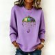 thumbnail image 1 of TaTaai Women's Fashion Festival Print Long Sleeve No Hood Sweatshirts Casual Crew Neck Pullover Tops Comfortable Lightweight for Daily Outdoor Sports Gift, 1 of 7