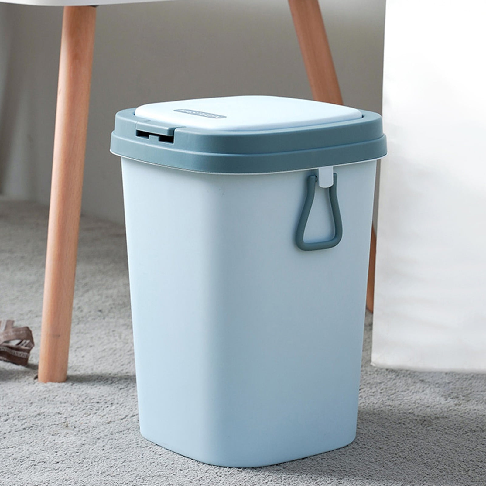 Odor Blocking Bathroom Trash Can with Lid, Large Capacity Square Thickened Bin for Living Room or Bedroom, Durable Waste Container for Household Organization Daily Hot Picks & Limited-Time Offers