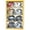 Oak, variant on 8 Mini Helmet Display Case Cabinet (Mirror Back)