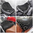 thumbnail image 6 of Eummy Motorcycle Seat Cushion Gel Shock Absorption 3D Honeycomb Mesh Motorbike Seat Pad Quick-drying Protective Ride Saddle Seat Cover Waterproof Motorbike Cushion Pad for Scooter E-Bike, 6 of 11