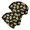 School Bus and Wheels Black Pattern, variant on Alien and Rocket White Pattern 2 Pack Slouchy Beanie Hat, Warm Winter Skull Cap with Stretchy Fabric & Soft Texture, Heat Retaining Gifts for Daily Home Outdoor