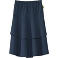 thumbnail image 5 of Girl's Lightweight 2 Layered Denim Knee Length Skirt, 5 of 7