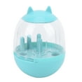 thumbnail image 2 of Juguete dispensador de comida para perros, interactivo y de alimentación lenta, ideal para gatos y perros (azul pavo real), 2 of 14