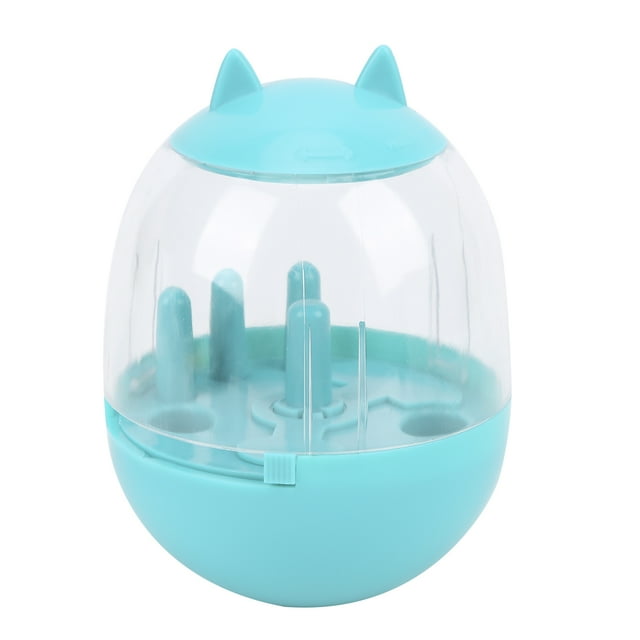 Jouet Casse-Tête pour Chien, Conception de Structure de Nourriture Lente Jouet Interactif Distributeur de Nourriture pour Chien Jouet de Divertissement Paon Bleu, Vert Citron, Gris