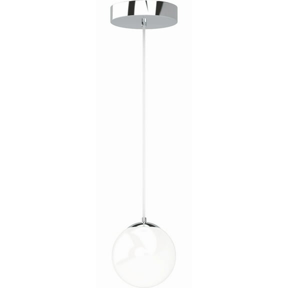 Volume Lighting 9981 Preston 1 Light 6" Wide Led Mini Pendant - Chrome