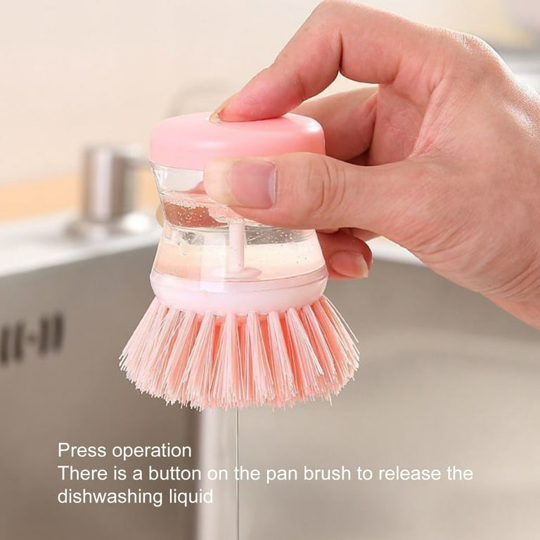 Falx Cleaning Brush Labor-saving Save Time Non-Stick Oil Automatic Hydraulic Pot Dish Plate Washing Brush Kitchen Gadget, Adult Unisex, Size: One Size