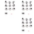 thumbnail image 1 of Injueey 10 Pieces Pastry Nozzle Cake Decorating Dessert Reusable Random Washable Removable Pattern Cream Tips Replacement Icing uno 3Conjunto, 1 of 6