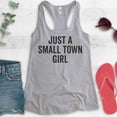 thumbnail image 2 of Just A Small Town Girl Tank Top, Ladies Racerback Tank Top, Small Town Tank, Rural Tank, Midwest Tank, Heather Gray, X-Large, 2 of 3