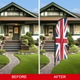 thumbnail image 6 of QSUM England Sign Feather Flag with Pole Kit,7FT England Decoration Display, the United Kingdom Business Sign, 6 of 7