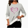 thumbnail image 2 of Karight Breast Cancer Sweatshirts for Women Lightweight Long Sleeve Pink Ribbon Shirts Causal Dressy Supporter Survivor Tops, 2 of 7