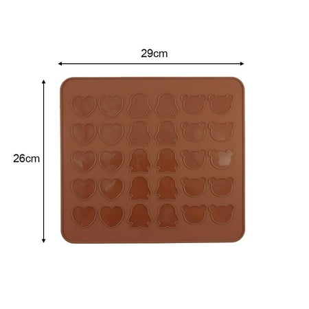 

Silicone Macaron Pastry Oven Baking Mold 30/48 Cavity DIY Cake Roll Mat Cake Pad Baking Mat Mold Bakery 3D Mold Sheet Mat
