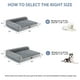 thumbnail image 4 of BFPETHOME - Camas ortopédicas para perros grandes, sofá cama impermeable con funda extraíble lavable, cama grande para perros con forro impermeable y parte inferior antideslizante, cama para mascotas, 4 of 5
