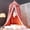 Red Bean, variant on Bed Canopy for Girls, Ruffled Soft Pink Princess Canopy Dreamy Bow Decor, Bed Canopies for Kids Room, Hanging Canopy Bedding Drapes Toddler Reading Nook Play Tent (Pink)
