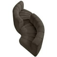thumbnail image 4 of Meridian Furniture Arc Brown Boucle Fabric Modular Sectional, 4 of 8