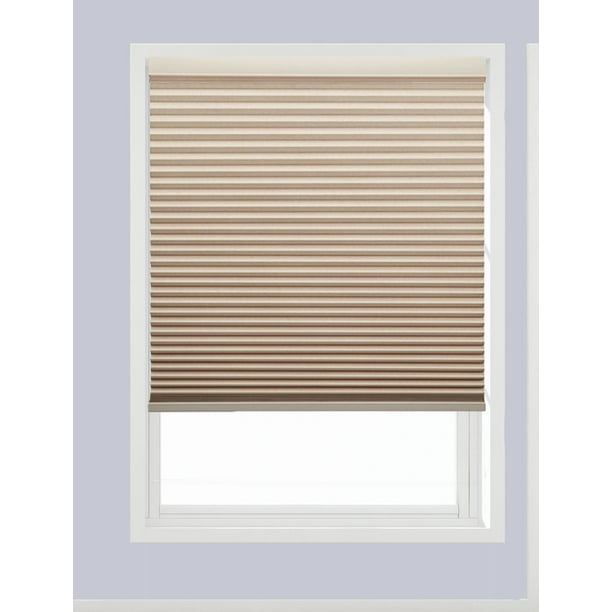 Linen Avenue Custom Cordless 36 W X 84 H Muslin Blackout Cellular Shade Walmart Com Walmart Com
