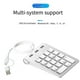 thumbnail image 3 of Mini Numeric Keypad Keyboard 18Keys Numeric Key Pad Numpad Number Pad with 3 Ports Type-C/Usb Hub for Laptop Desktop Pc, 3 of 5