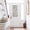 Gray, variant on Khaki Farmhouse Door Curtains for Door Window, French Sidelight Front Back Door Curtains With Tieback, Floral Floral Plant Leaf Vintage Spring Kitchen Rod Pocket Drapes Panel, 25"x40"