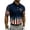 #01 Navy, variant on America 250 Polo Shirts for Men Usa Flag Print V Neck Short Sleeve Lapel Collar T-Shirt 1776-2026 Patriotic Star Relaxed Fit Daily Wear Tops, L, #01 Black