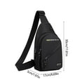 thumbnail image 3 of Small Sling Backpack Crossbody Sling Bag for Men Women, Chest Bag Daypack Fanny Pack Cross Body Bag for Outdoors Hiking Traveling, 3 of 9