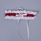 thumbnail image 3 of Ligas blancas para novia (2 piezas), liga de boda con encaje elástico, conjunto de liga de boda, accesorios de novia, 3 of 4
