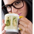 thumbnail image 2 of 3drose, Victorian Calendar Ladies, 11oz Two-tone Yellow Mug, 2 of 6