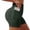 Army Green, variant on Women’s High Waisted Workout Shorts with Pockets Tummy Control Seamless Yoga Biker Shorts for Running Gym Fitness Casual Activewear