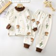 thumbnail image 2 of NOLDARES Toddler Boys Pajama Sets Long Sleeve Top with Pants Cotton Soft 2 Piece Pjs Set Fall Winter Sleepwear 6-12 Months 12-24 Months 2t 3t 4t 5t 6t 7t 8t 9t Children,Coffee,12-18 M, 2 of 9