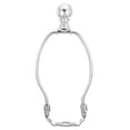 thumbnail image 1 of Uxcell 6 Inch Lamp Harp Kit with Finial Lamp Shade Holder Chrome, 1 Set, 1 of 6