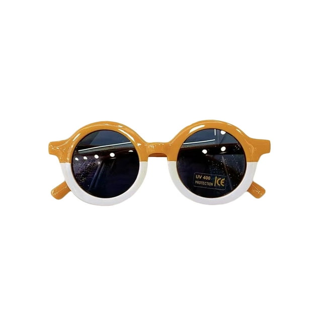Diconna Lunettes de Soleil Rétro pour Tout-Petits Anti-Ultraviolets Lunettes d'Extérieur