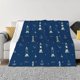 thumbnail image 1 of Fotbe Lighthouses and Anchors Manta de Franela con Estampado, Manta Ultrasuave para Cama, Sofá, Auto, Hipoalergénica y Antibolitas-60"x50", 1 of 6