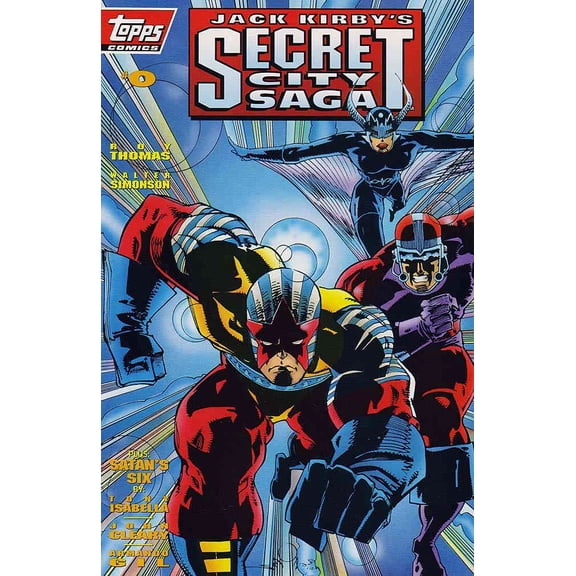Secret City Saga (Jack Kirby's ) #0 VF ; Topps Comic Book