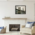 thumbnail image 3 of Stupell Industries Vintage Brooklyn Bridge Abstract Painting Black Floater Framed Canvas Art Print Wall Art, 31 x 25, 3 of 10