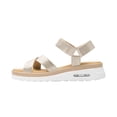 thumbnail image 4 of Flexi Mujer Sandalia Moda Casual Urbana Suave Textil Oro dorado 26 Flexi 106513, 4 of 7