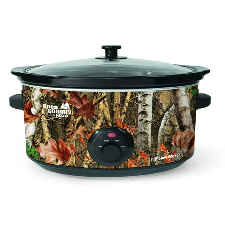NESCO Open Country SC-8017 Slow Cooker, 8 Quart, Camouflage