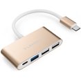 thumbnail image 2 of Concentrador USB-C 4 en 1 Lention tipo C USB 3.0 USB 2.0 Compatible, 2 of 2